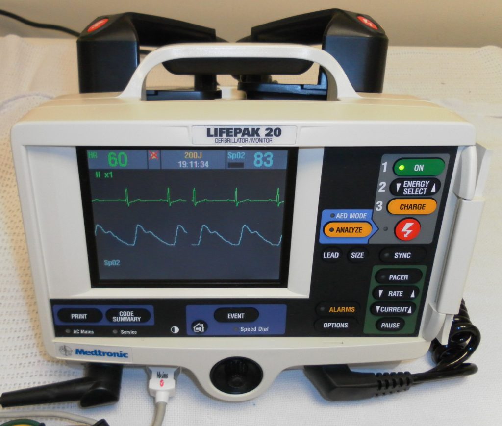 Medtronic Lifepak 20 Biphasic with SPO2 & Pacer Robin Medical Ltd