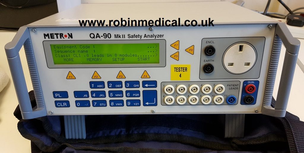 Metron QA90 Mk II Electrical Safety Analyzer Robin Medical Ltd