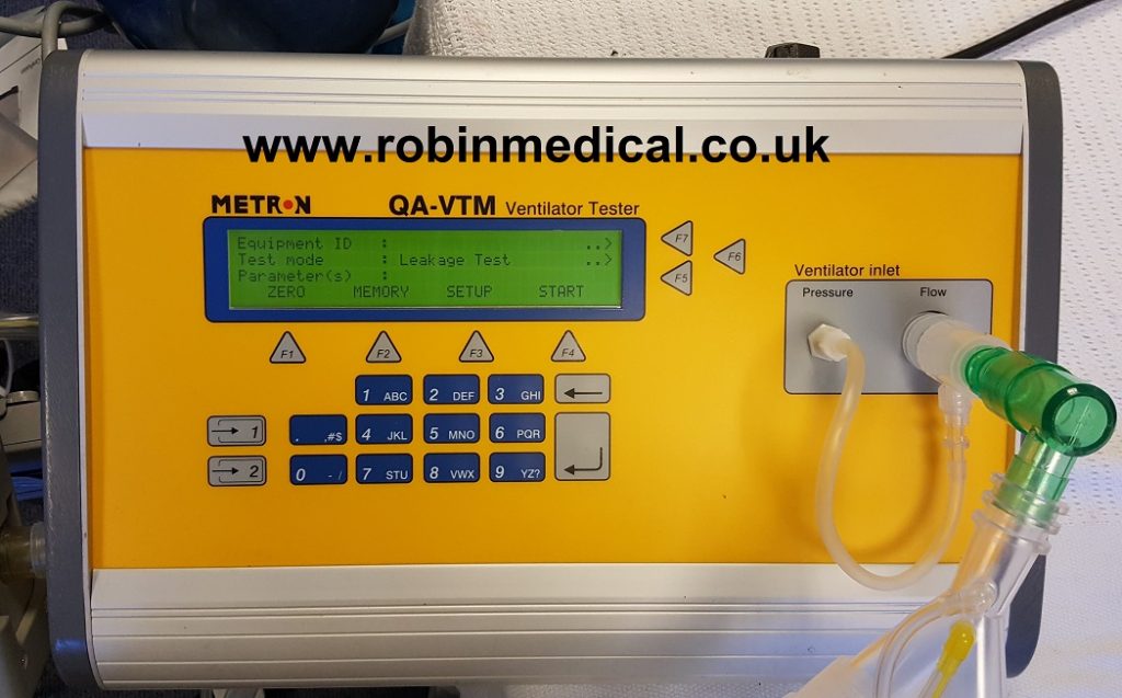 Metron QAVTM Ventilators Tester Robin Medical Ltd