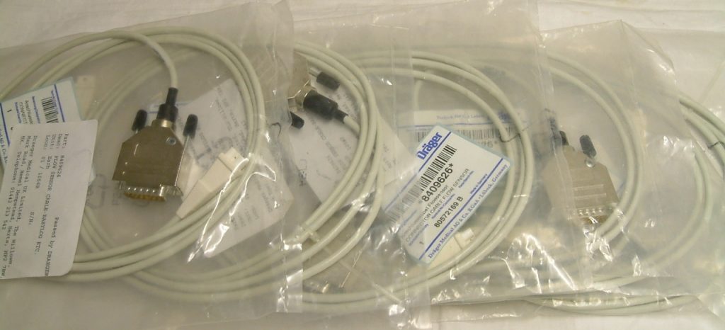 Drager Babylog 8000 flow sensor cable - Robin Medical Ltd