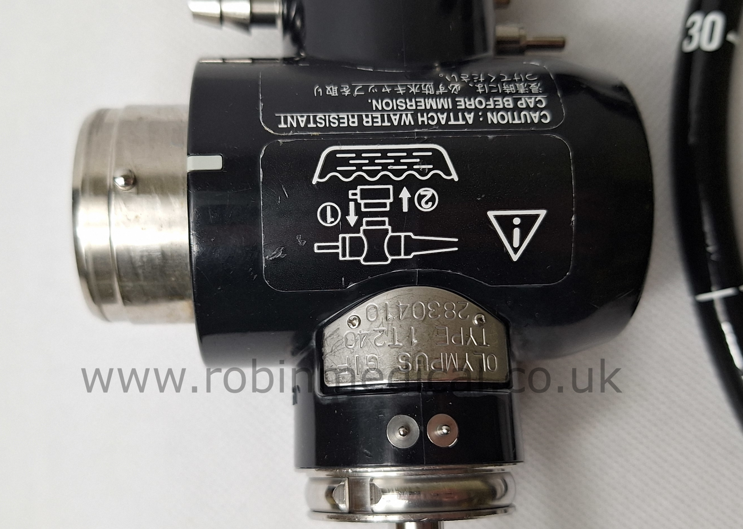 2 Olympus EVIS GIF-1T240 Video Gastroscope SN-2830410