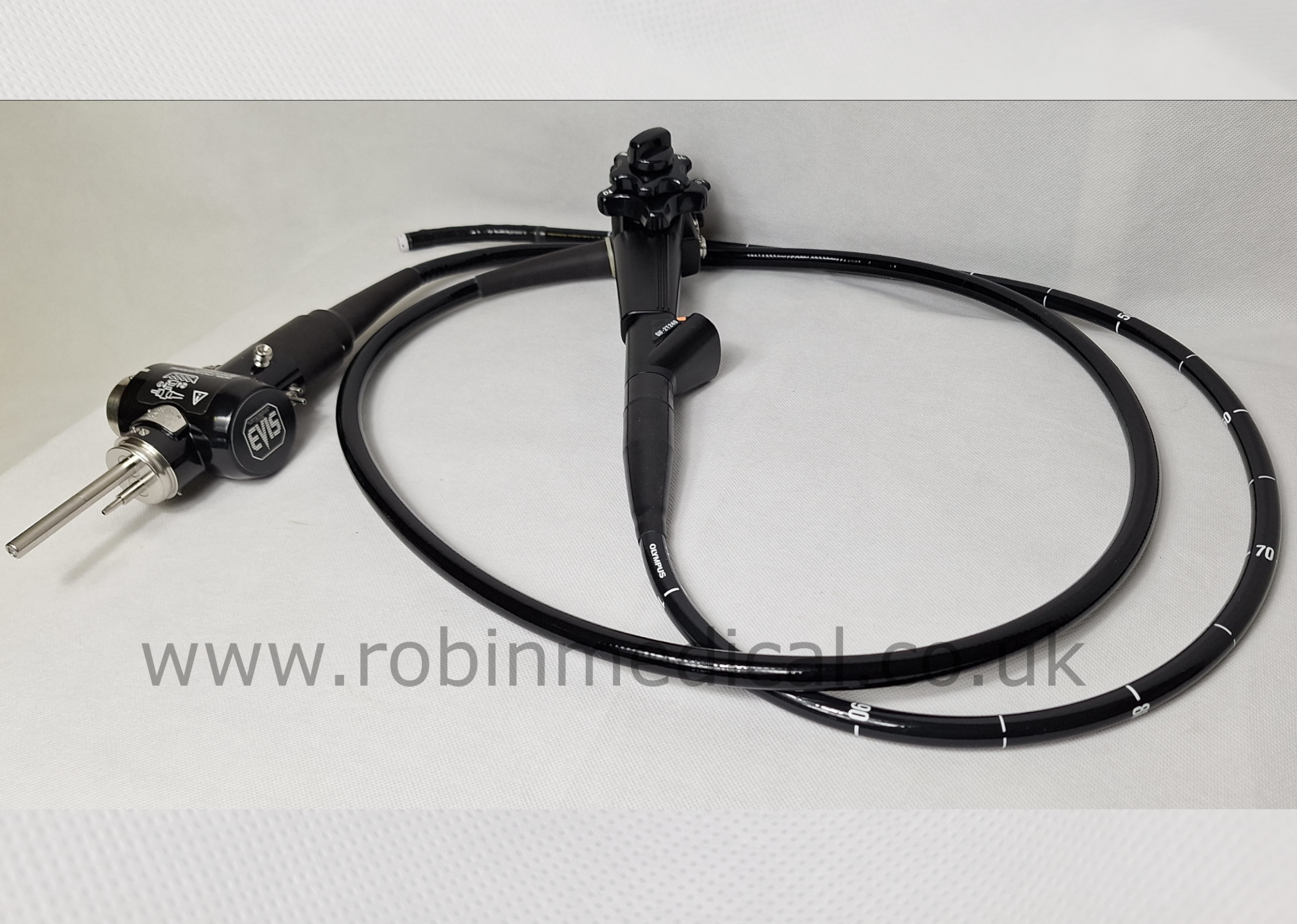 4 Olympus EVIS GIF-2T240 Video Gastroscope Full View Angled