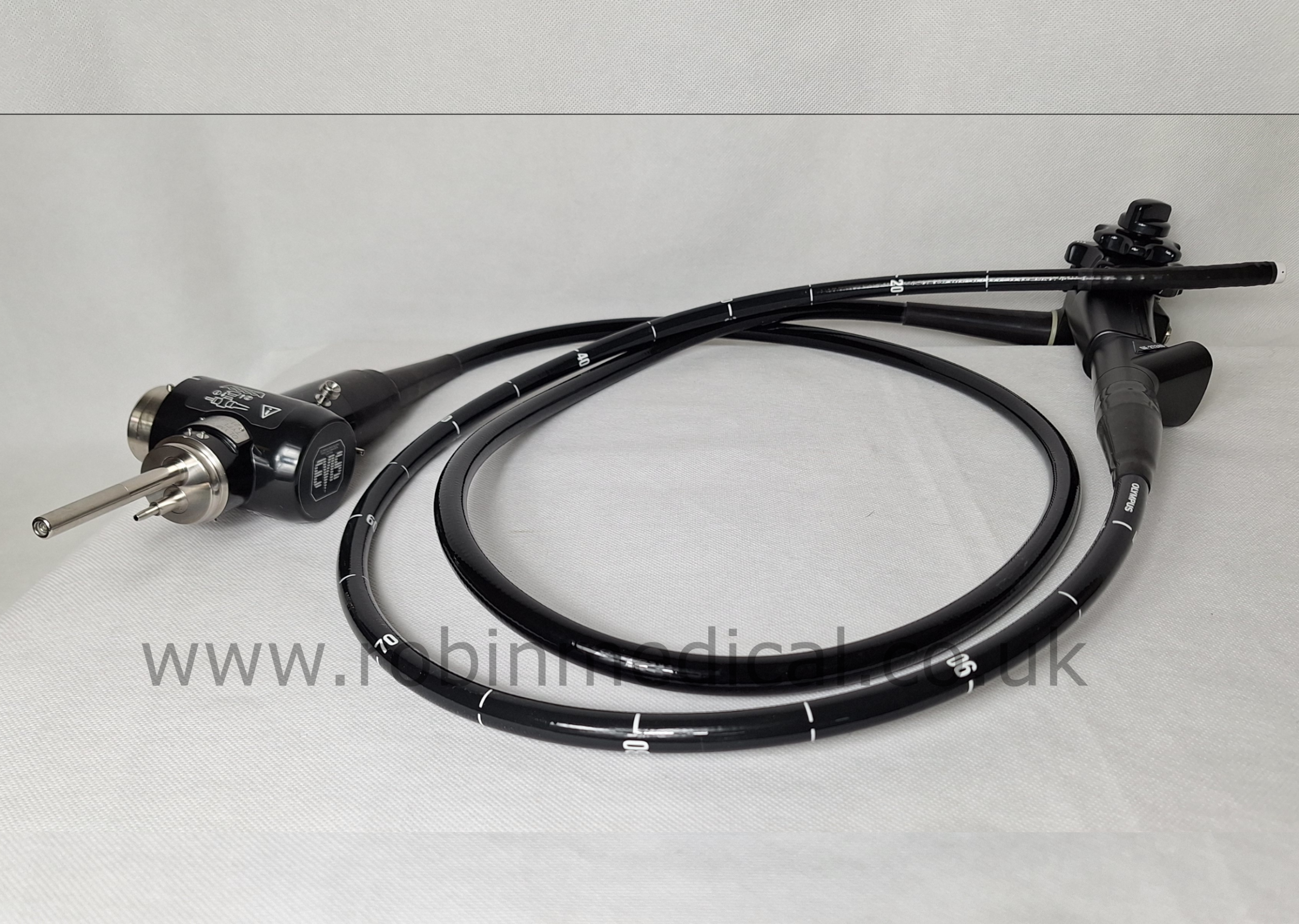 4 Olympus EVIS GIF-2T240 Video Gastroscope SN-2131105 Full View Angled