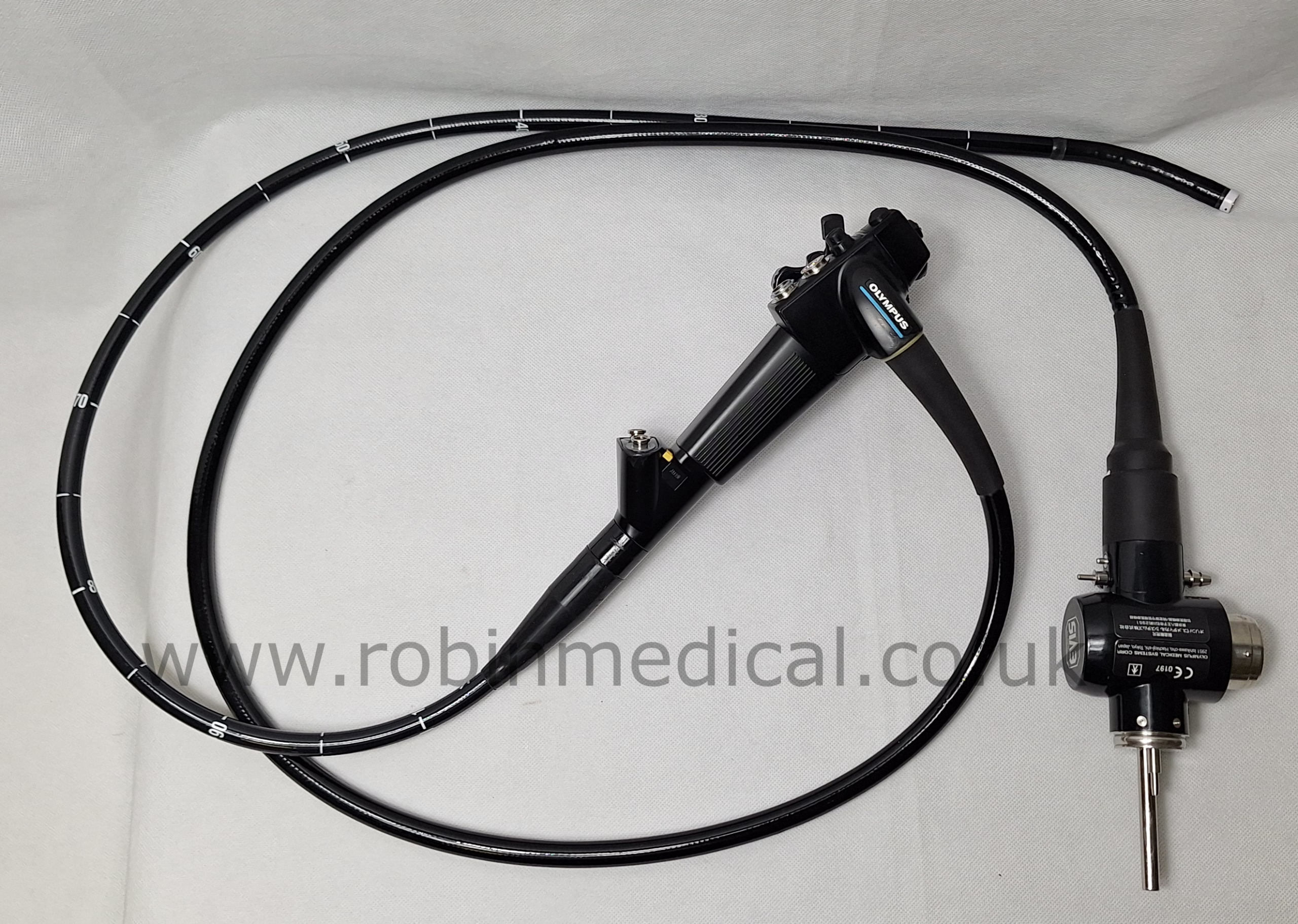6 Olympus EVIS GIF-2T240 Video Gastroscope Full View Flipped Both
