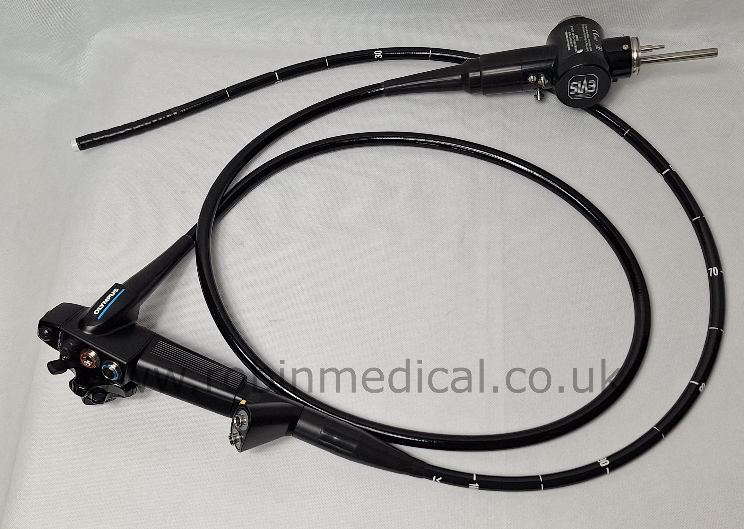7 Olympus EVIS GIF-2T240 Video Gastroscope SN-2131105 Full View Upside