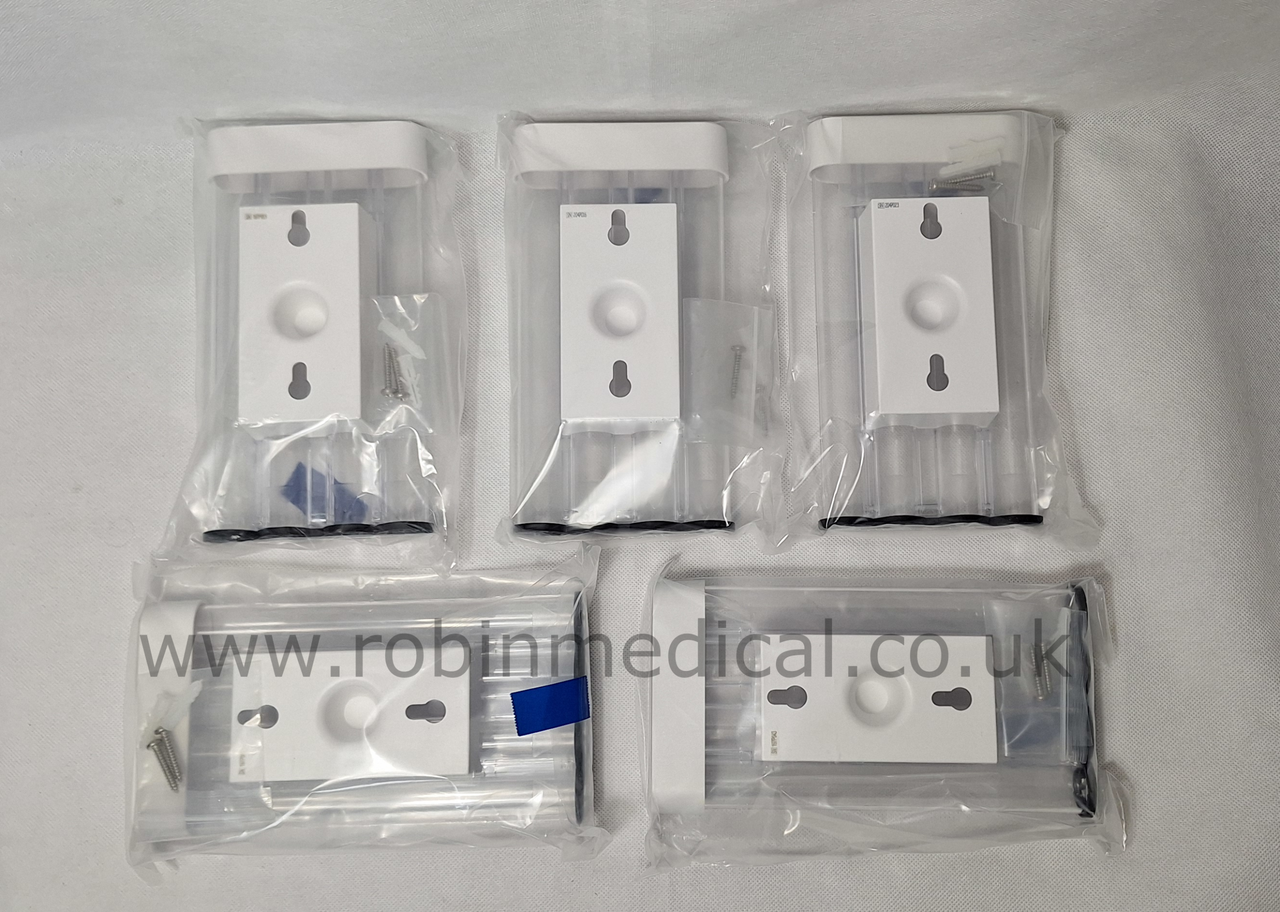 OPTICLAR Wall Mounted Tip Dispenser With 4 Tubes 100.040.000TD All Units Underside