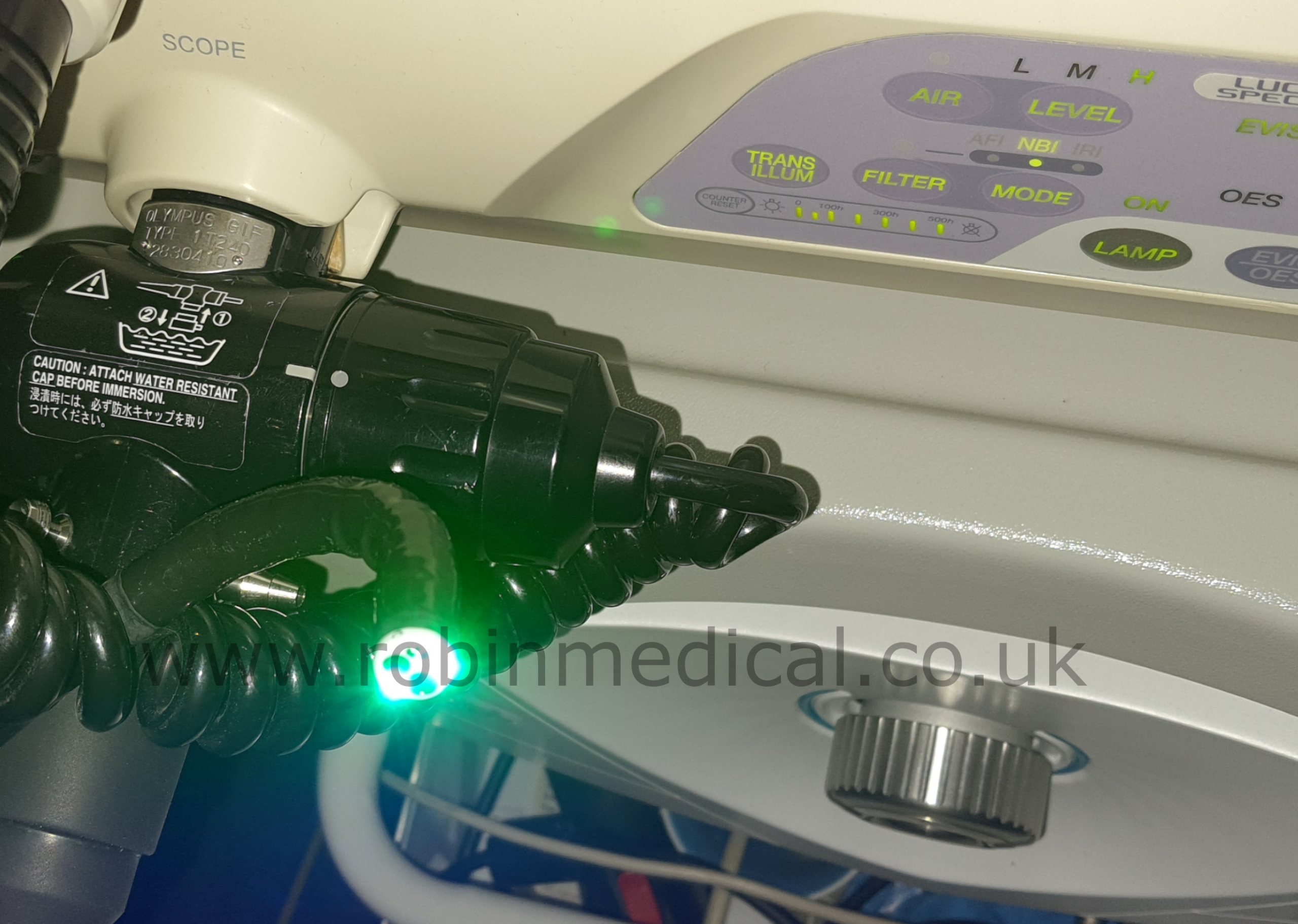 Scope Illumination with Proof of Serial Number