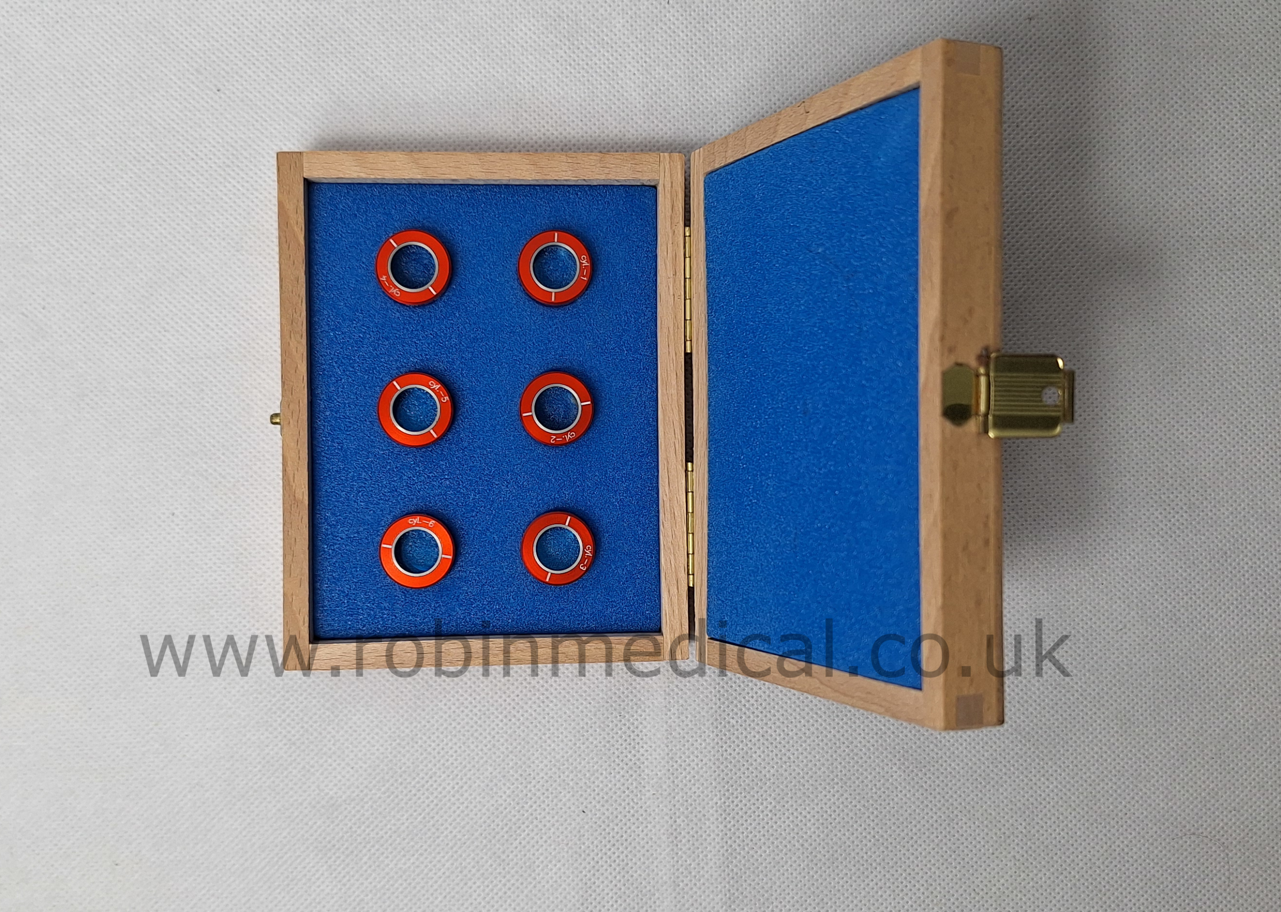 4 Heidelberg Engineering Lens Cylinder Set -1D to -6D