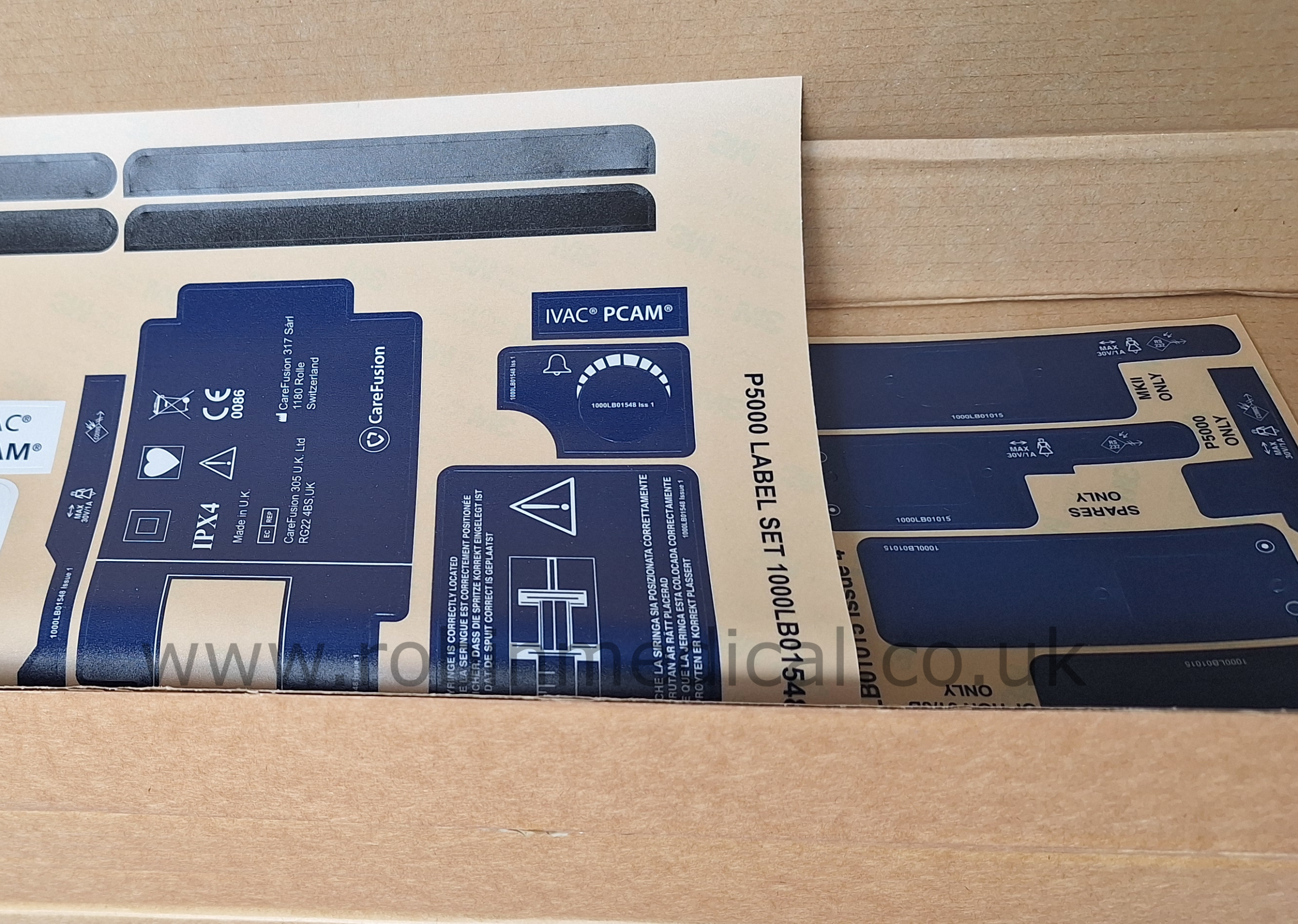 Spare Case Lower P5000 5000SP00018 Stickers 2