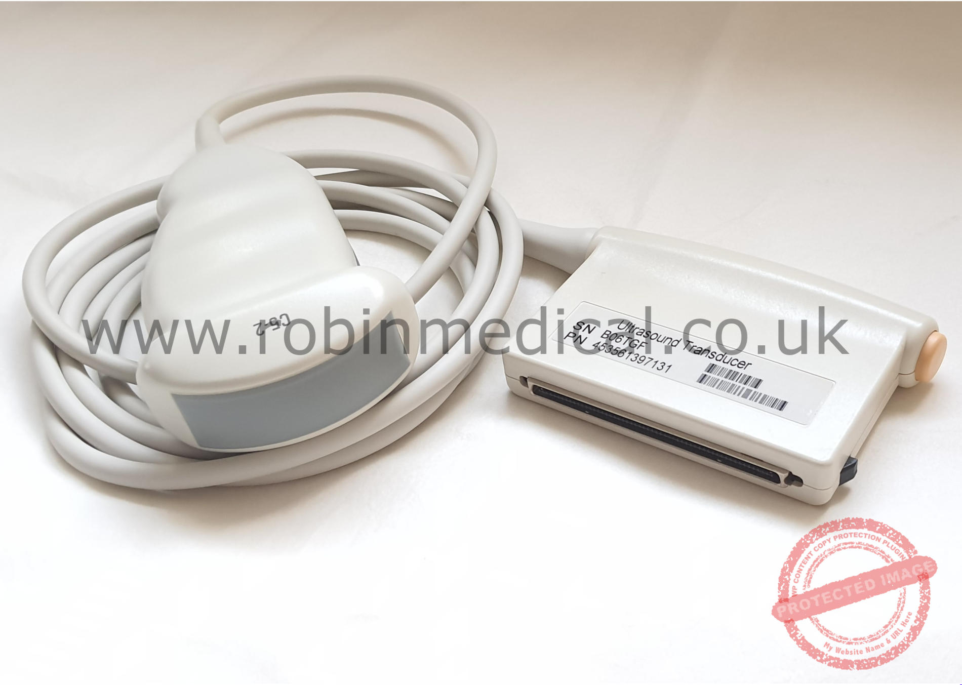 Philips C5-2 Curved Array Ultrasound Probe 21426A MN:989605386651 - Image 3